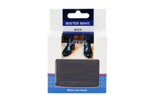 90cm Wax Black Laces