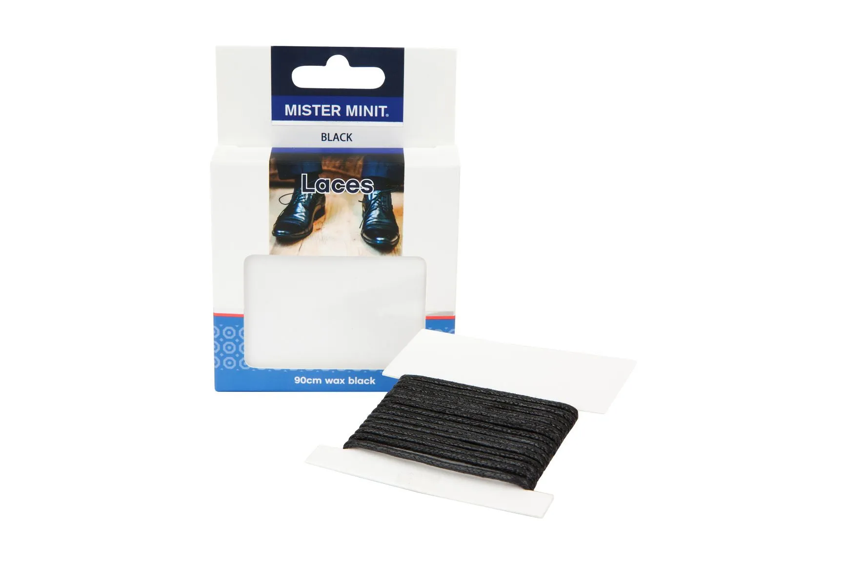 90cm Wax Black Laces