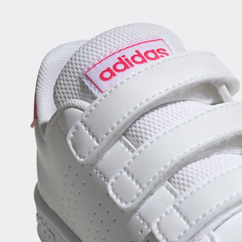 ADIDAS KIDS ADVANTAGE C - Cloud White / Real Pink / Cloud White