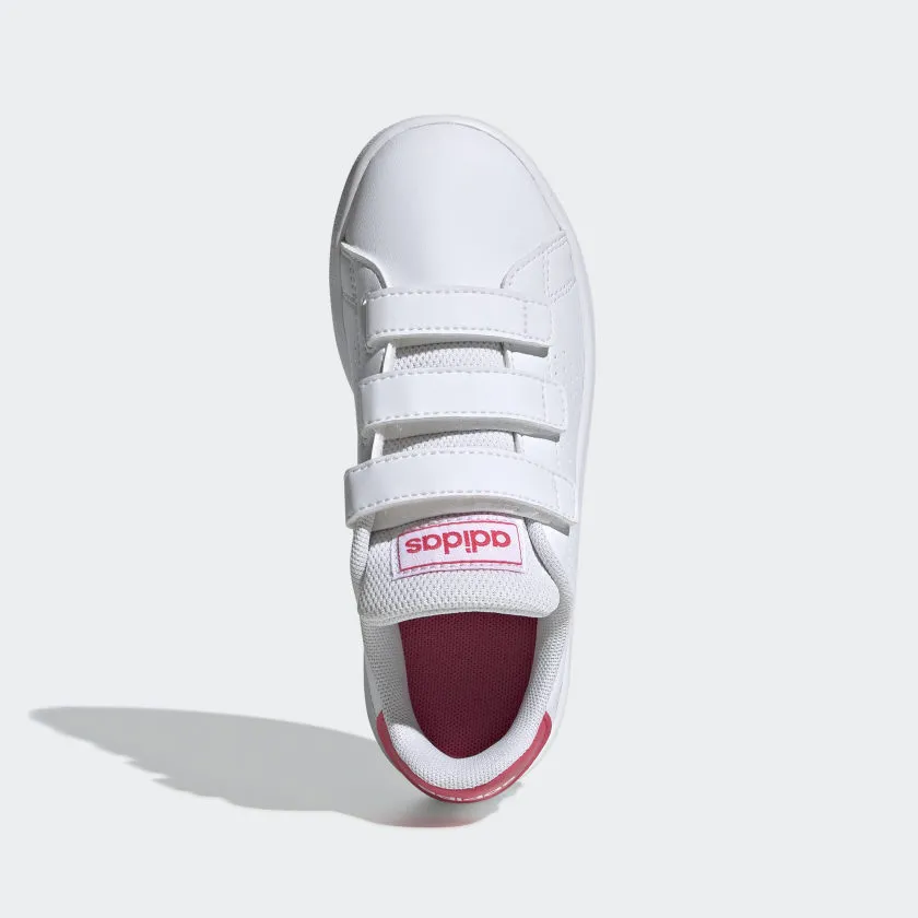ADIDAS KIDS ADVANTAGE C - Cloud White / Real Pink / Cloud White