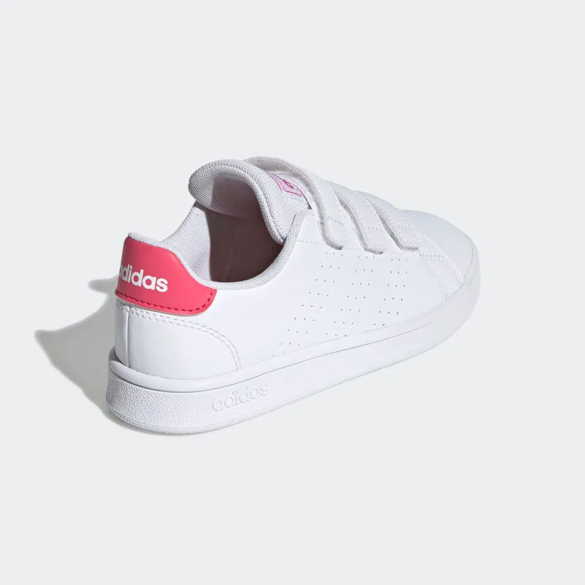 ADIDAS KIDS ADVANTAGE C - Cloud White / Real Pink / Cloud White