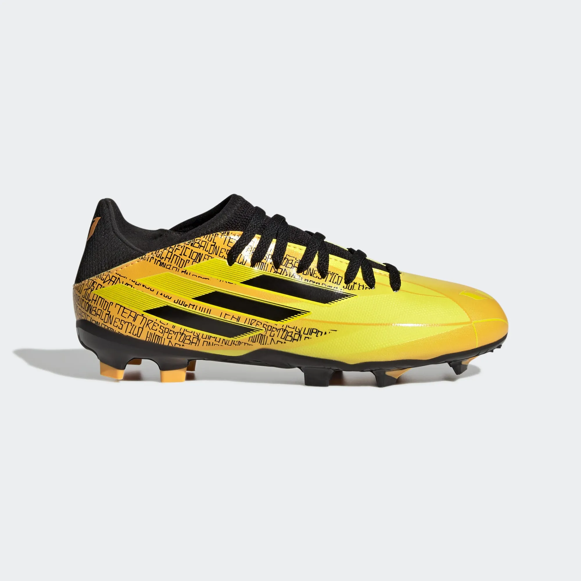 adidas X Speedflow Messi.3 FG Firm Ground Soccer Cleat Solar Gold/Core Black/Bright Yellow