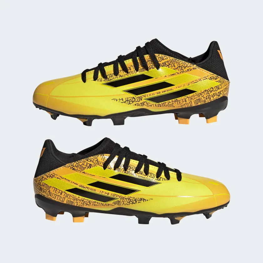 adidas X Speedflow Messi.3 FG Firm Ground Soccer Cleat Solar Gold/Core Black/Bright Yellow
