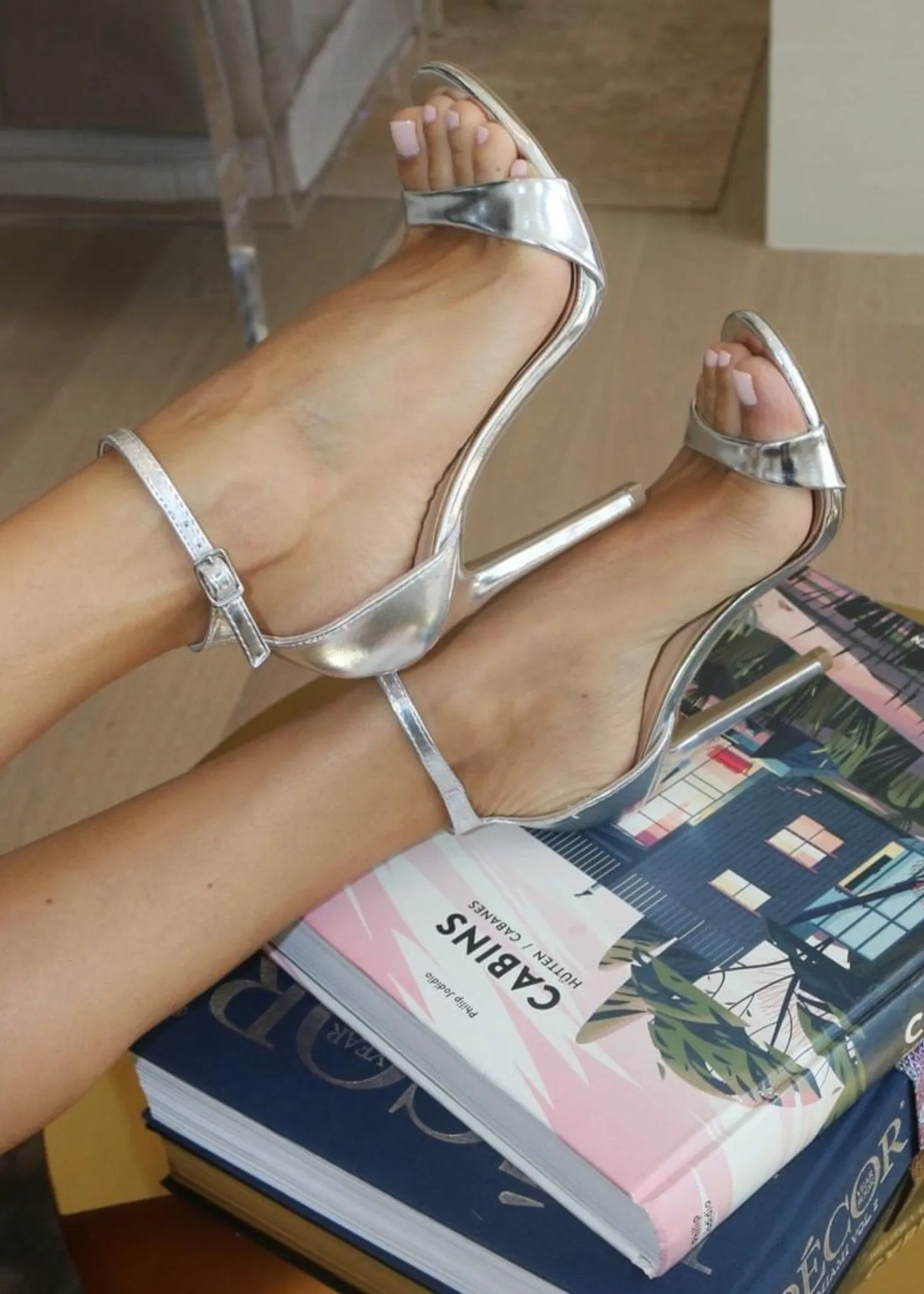 Ali Silver Heels by Alexandria Brandao Shoes