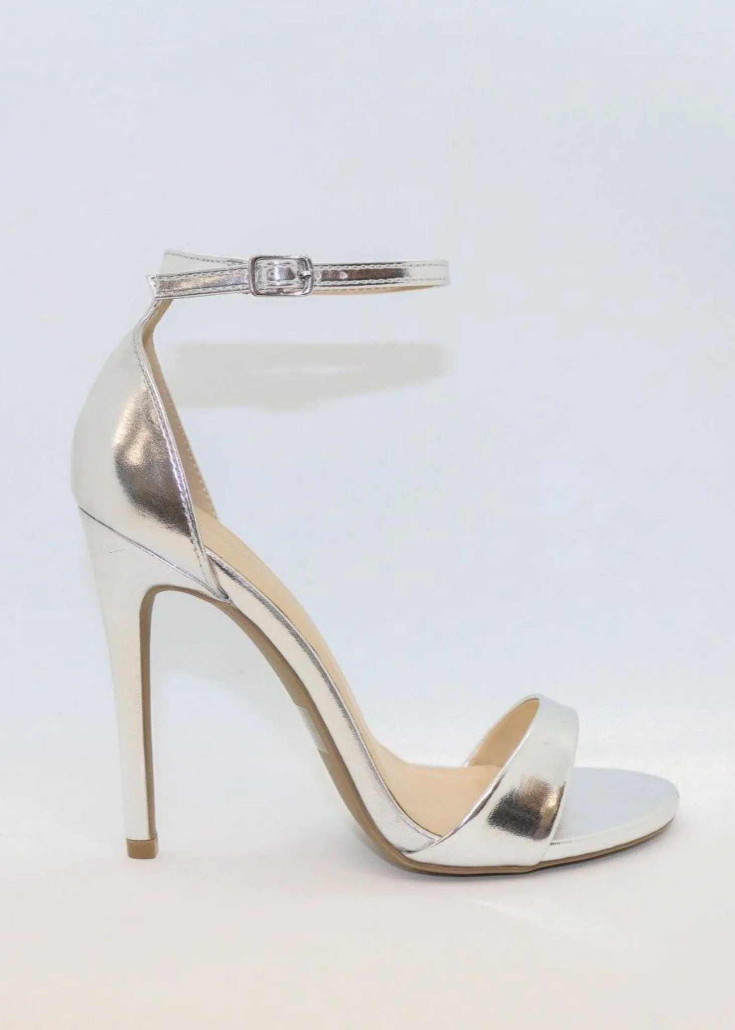 Ali Silver Heels by Alexandria Brandao Shoes