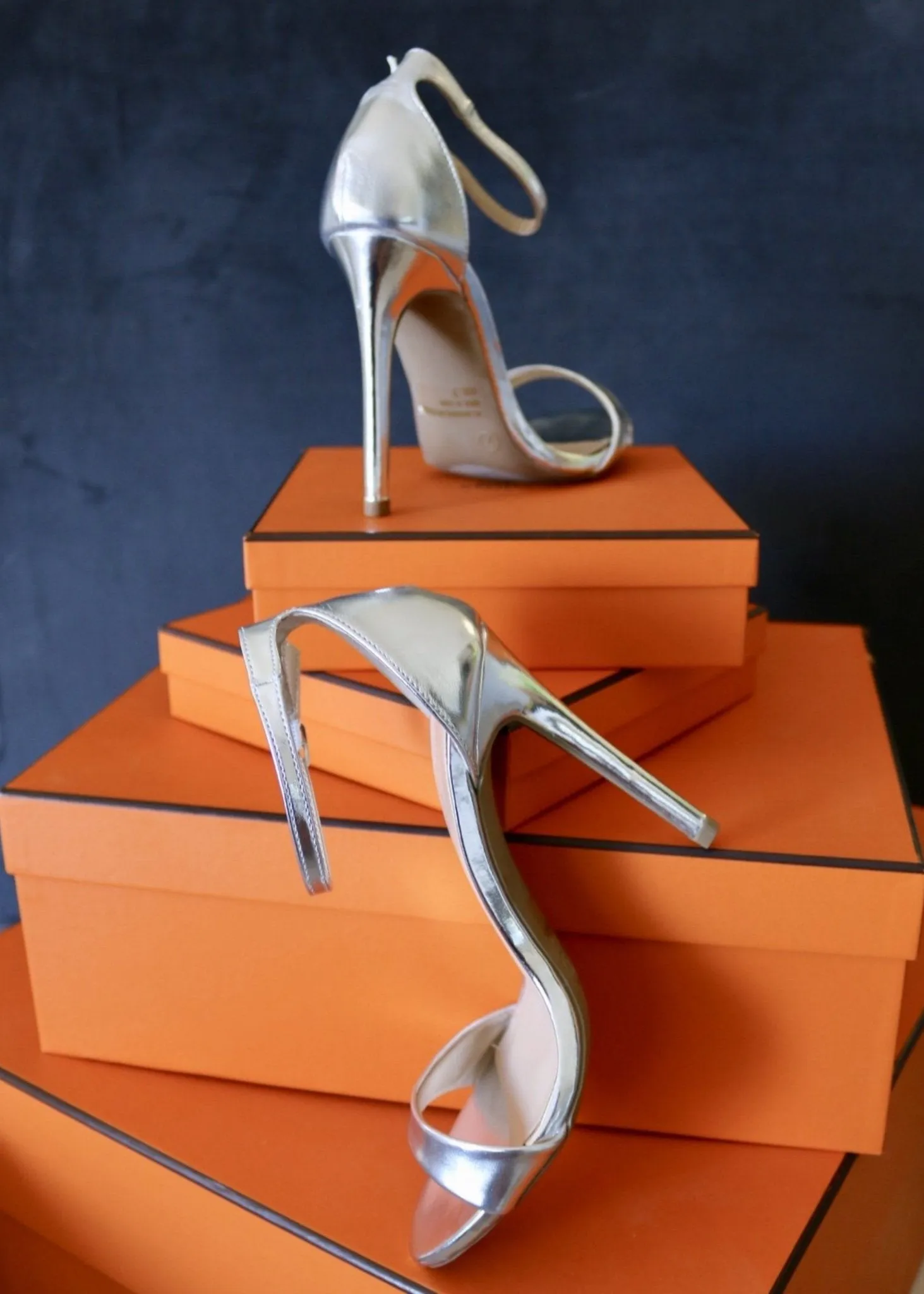 Ali Silver Heels by Alexandria Brandao Shoes