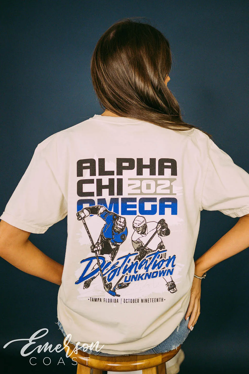 Alpha Chi Omega Destination Unknown Tee