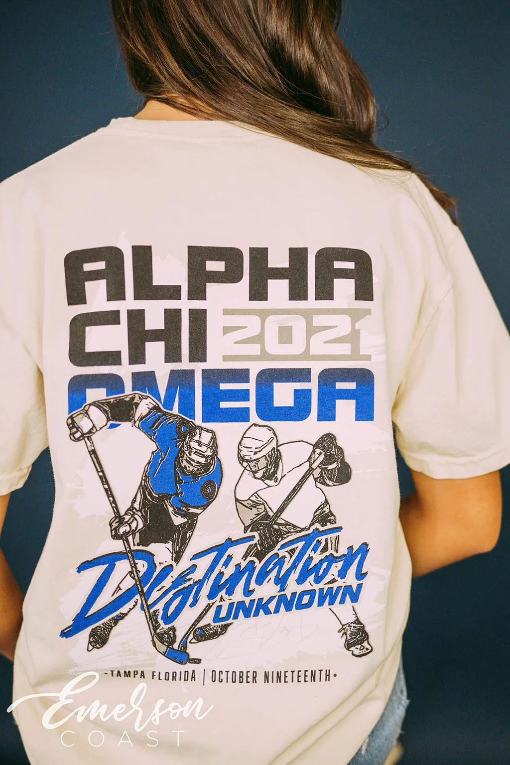 Alpha Chi Omega Destination Unknown Tee