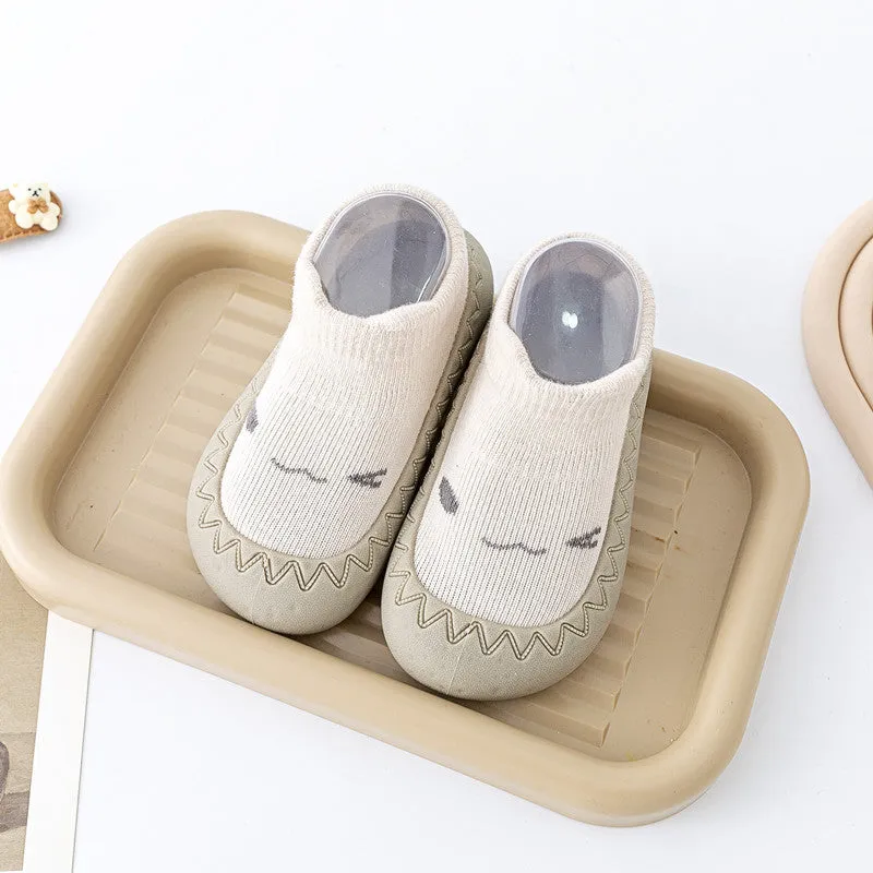 Baby Socks Shoes with Soft Rubber Sole