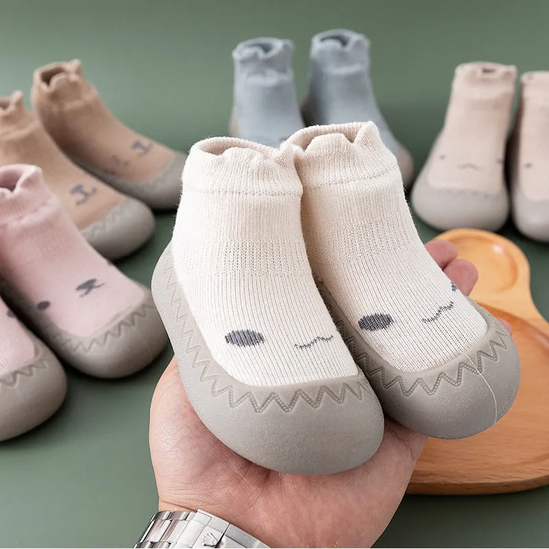 Baby Socks Shoes with Soft Rubber Sole