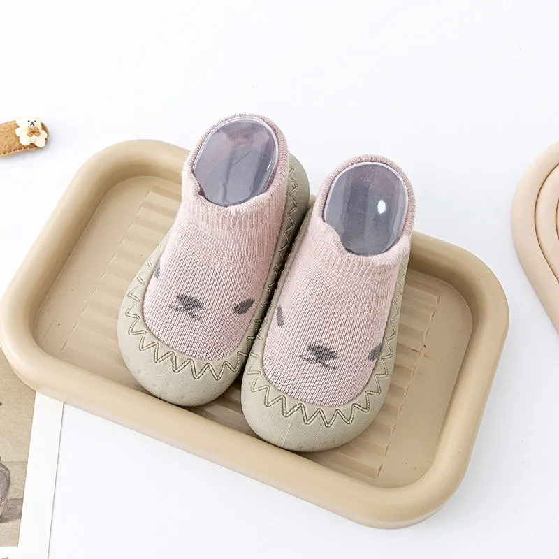 Baby Socks Shoes with Soft Rubber Sole