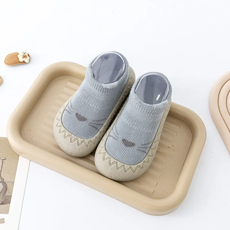 Baby Socks Shoes with Soft Rubber Sole