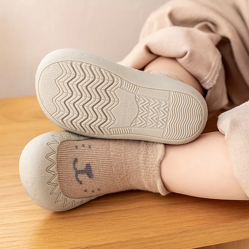 Baby Socks Shoes with Soft Rubber Sole