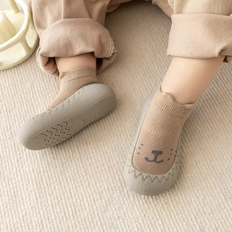 Baby Socks Shoes with Soft Rubber Sole