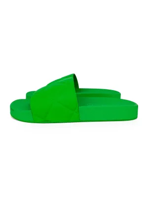 Bottega Veneta Green Sliders 40