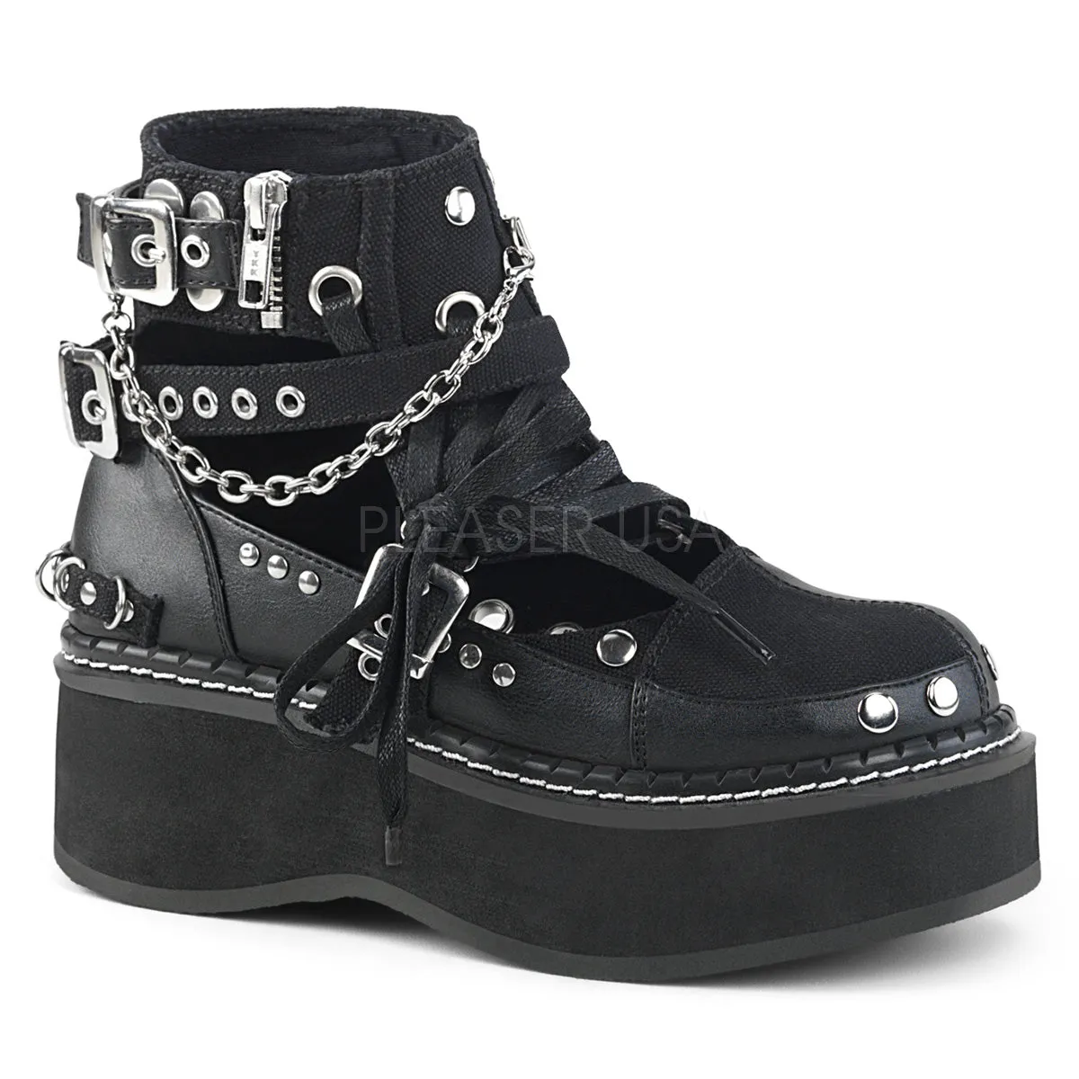 Chain Me Emily Platform Booties