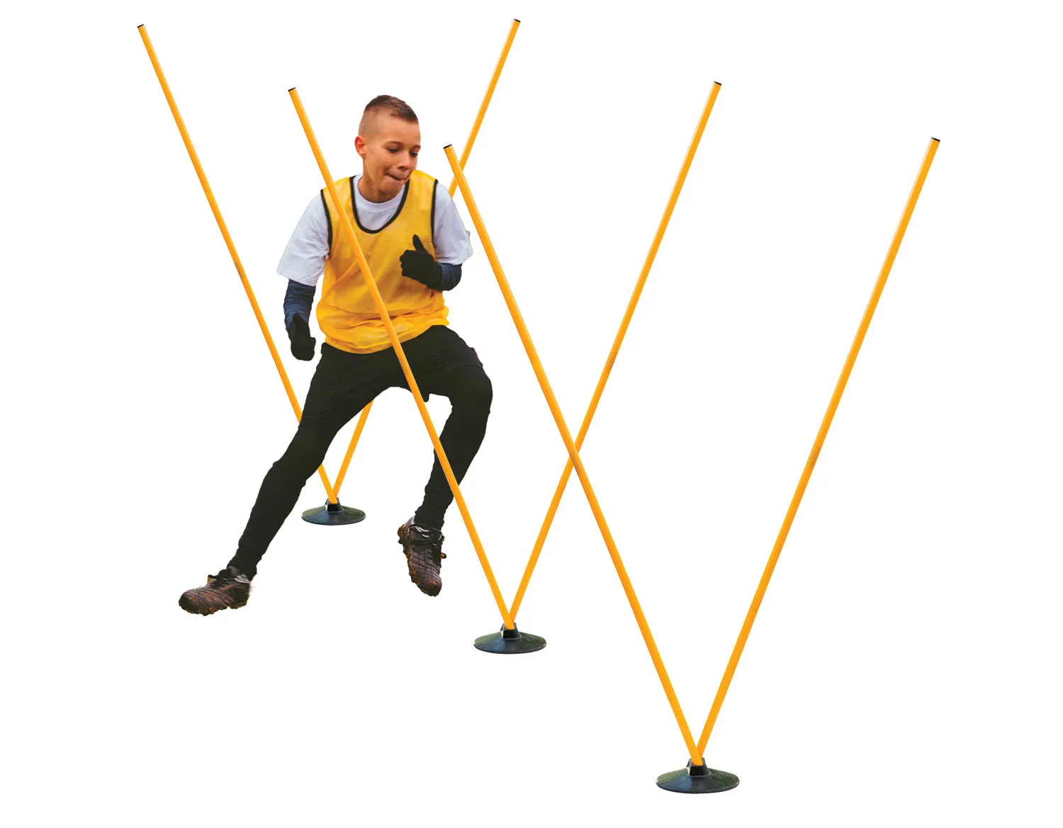 Champion Sports Pro Agility Pole Set