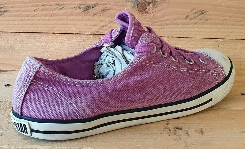 Converse Chuck Taylor Low Canvas Trainers 530199F Purple UK5.5/US8/EU39