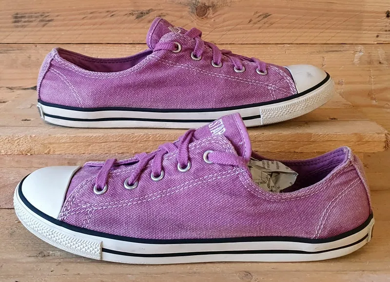 Converse Chuck Taylor Low Canvas Trainers 530199F Purple UK5.5/US8/EU39