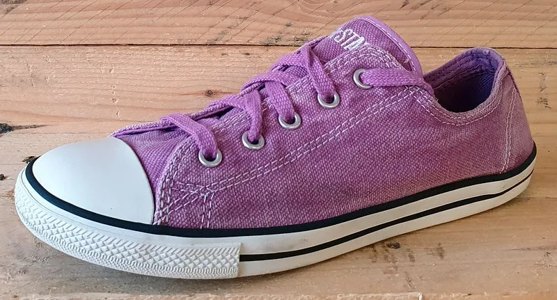 Converse Chuck Taylor Low Canvas Trainers 530199F Purple UK5.5/US8/EU39