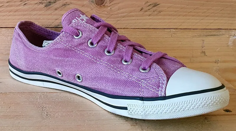 Converse Chuck Taylor Low Canvas Trainers 530199F Purple UK5.5/US8/EU39