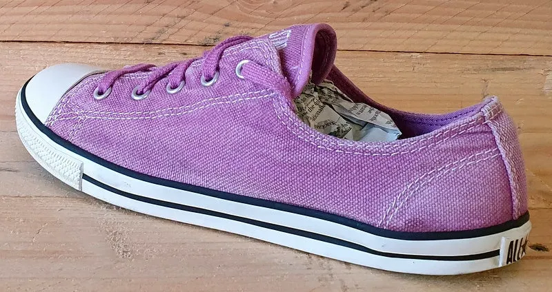 Converse Chuck Taylor Low Canvas Trainers 530199F Purple UK5.5/US8/EU39