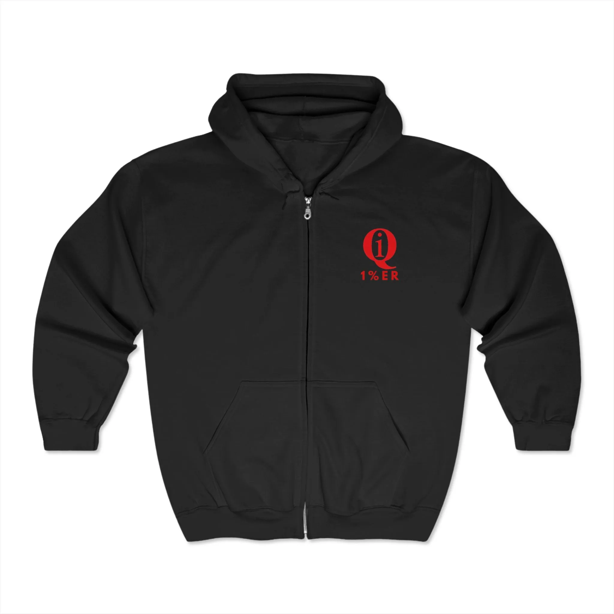 Copy of Unisex Full Zip Hoodie with Laurel Wreath - Cozy & Stylish