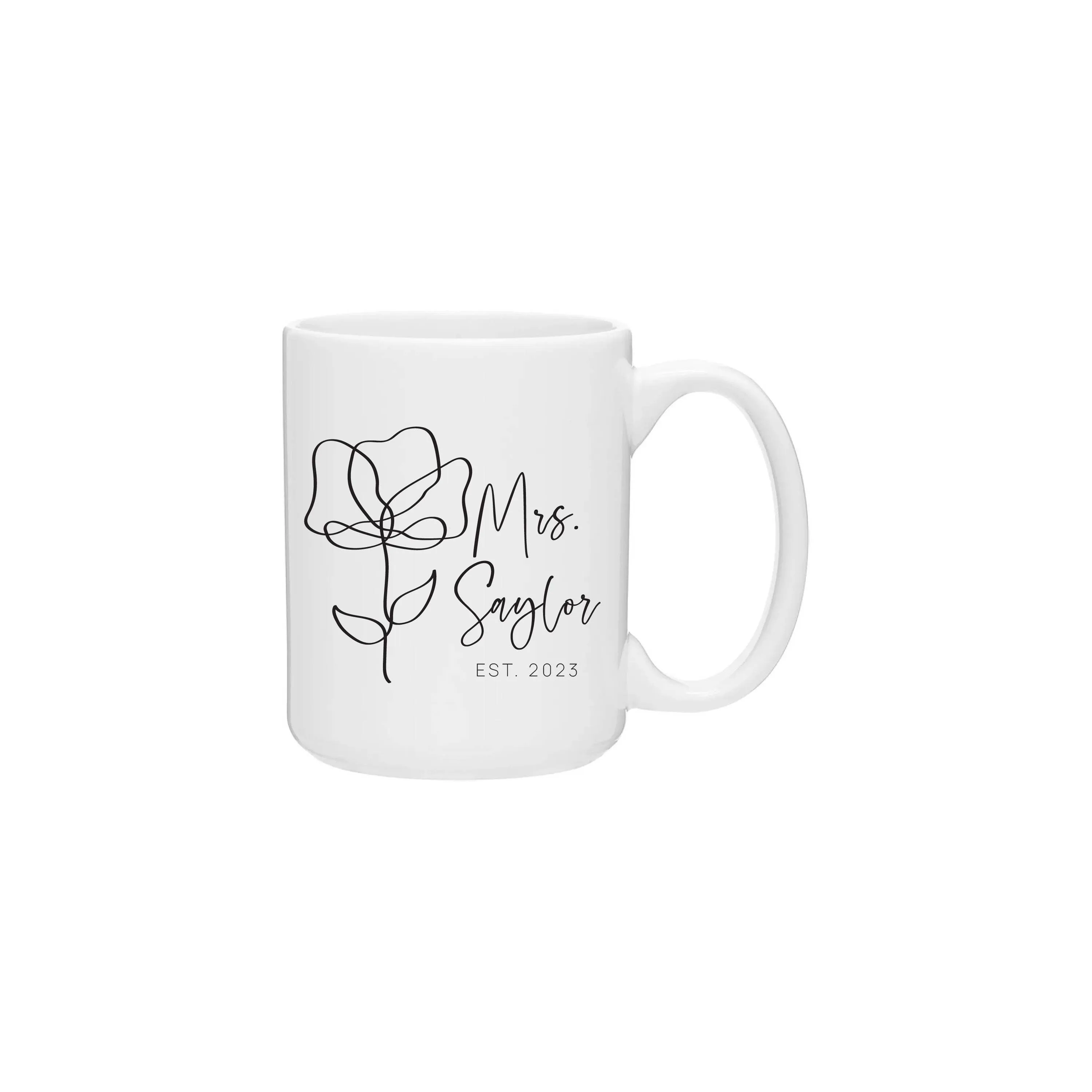 Custom Mrs Mug (124)