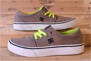 DC Trase Skating Trainers light brown/White/Green UK5/US6/EU37