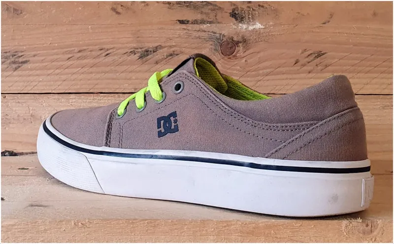 DC Trase Skating Trainers light brown/White/Green UK5/US6/EU37