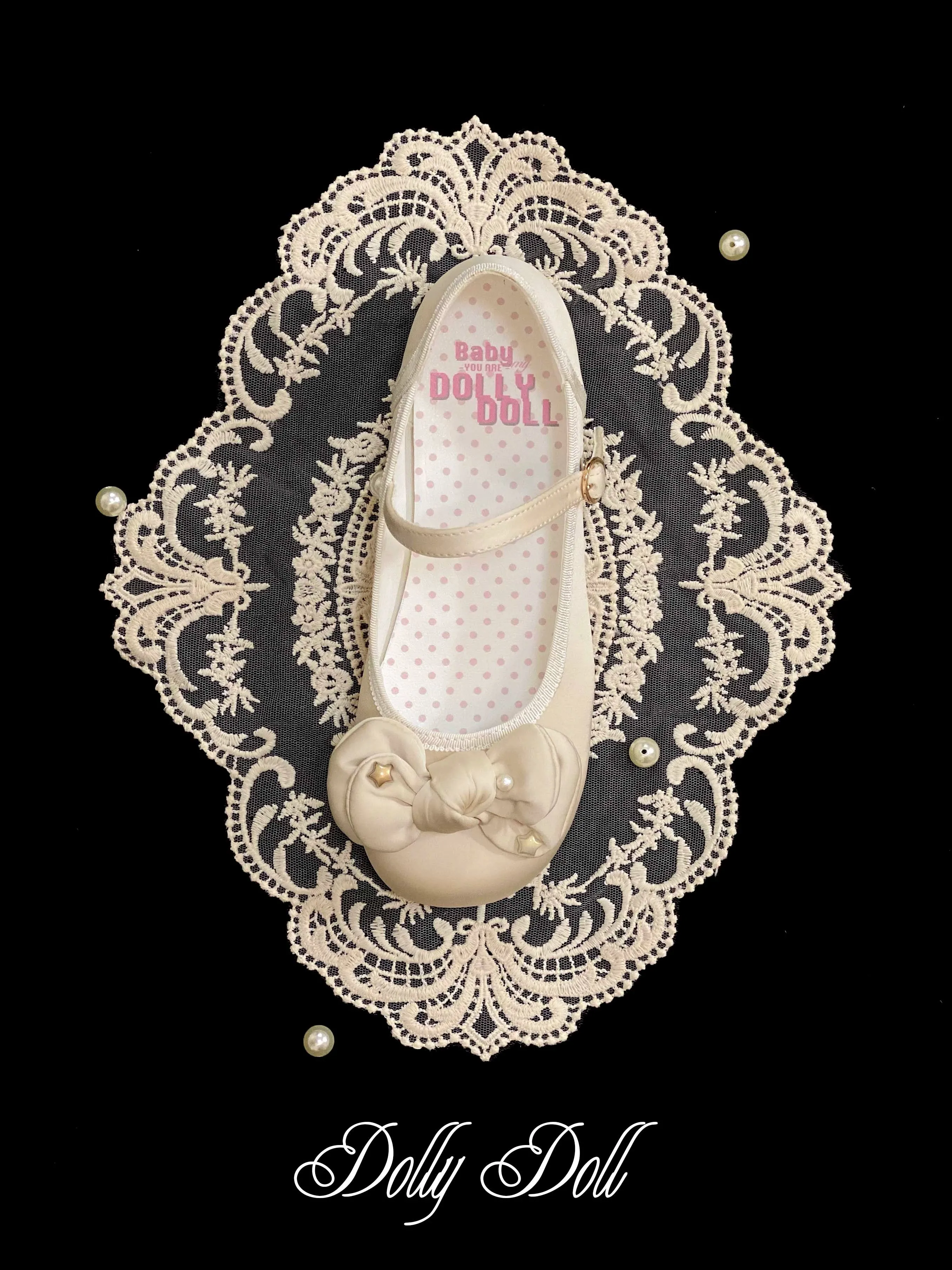 Dolly Doll~Little Fat Ding~Sweet Lolita Shoes Low Heel Round-toe Shoes