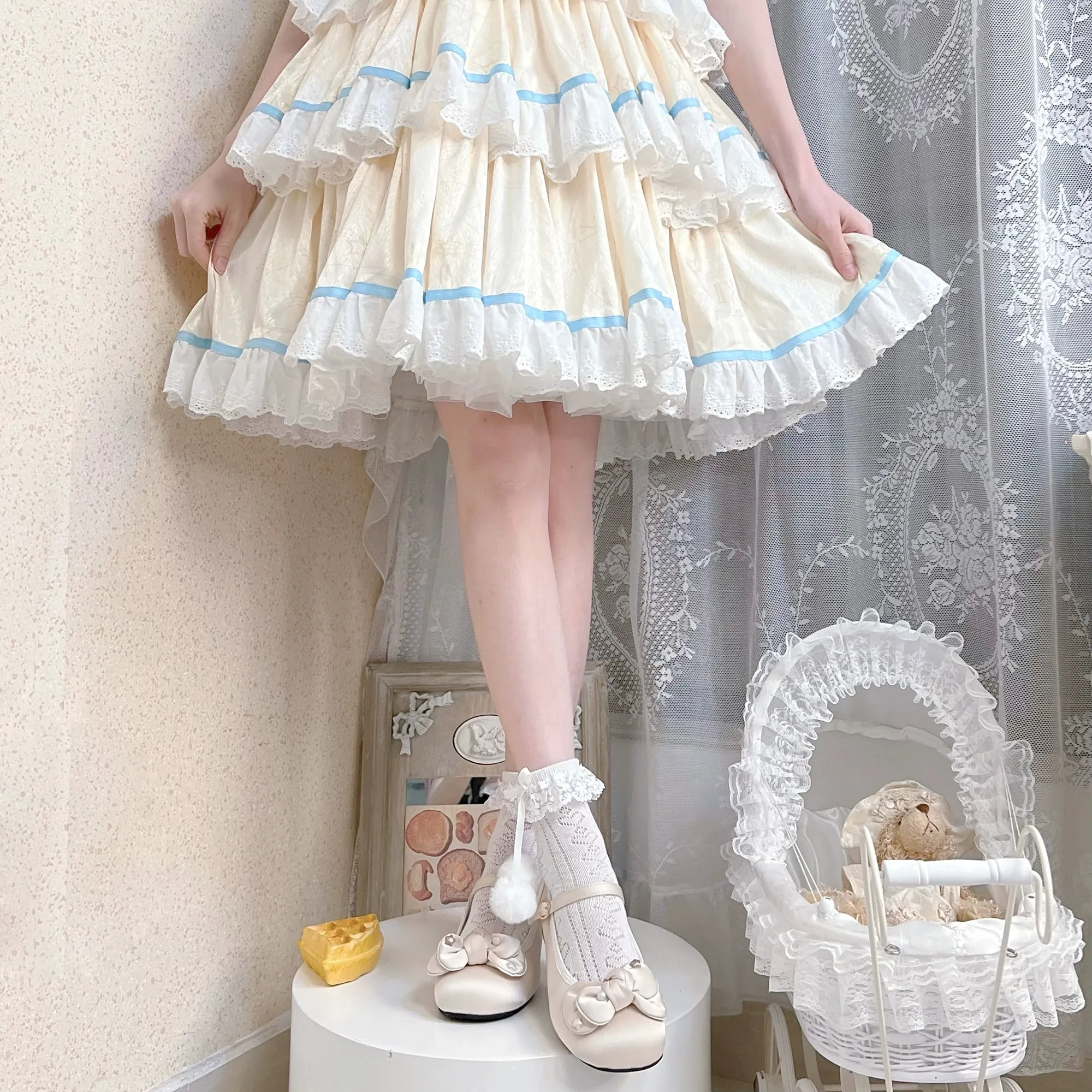Dolly Doll~Little Fat Ding~Sweet Lolita Shoes Low Heel Round-toe Shoes