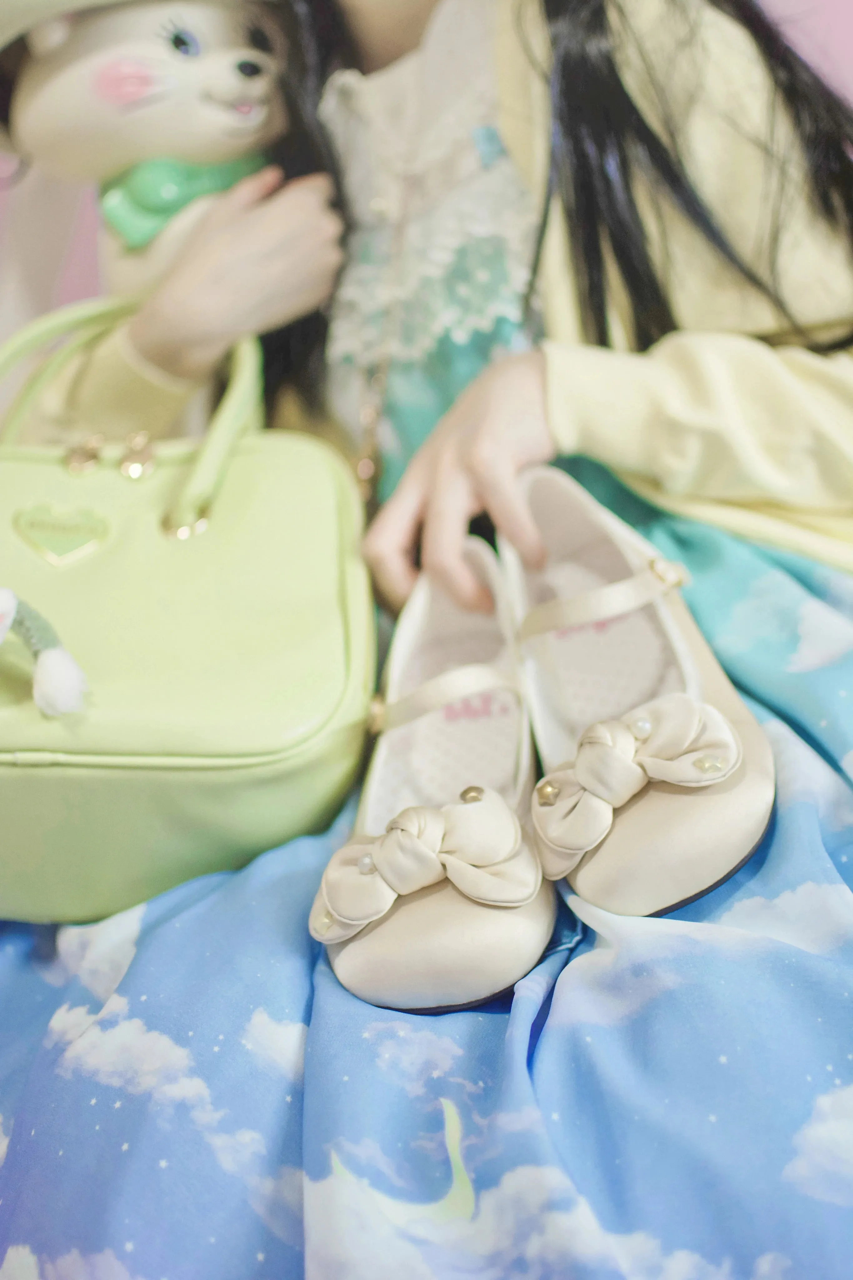 Dolly Doll~Little Fat Ding~Sweet Lolita Shoes Low Heel Round-toe Shoes