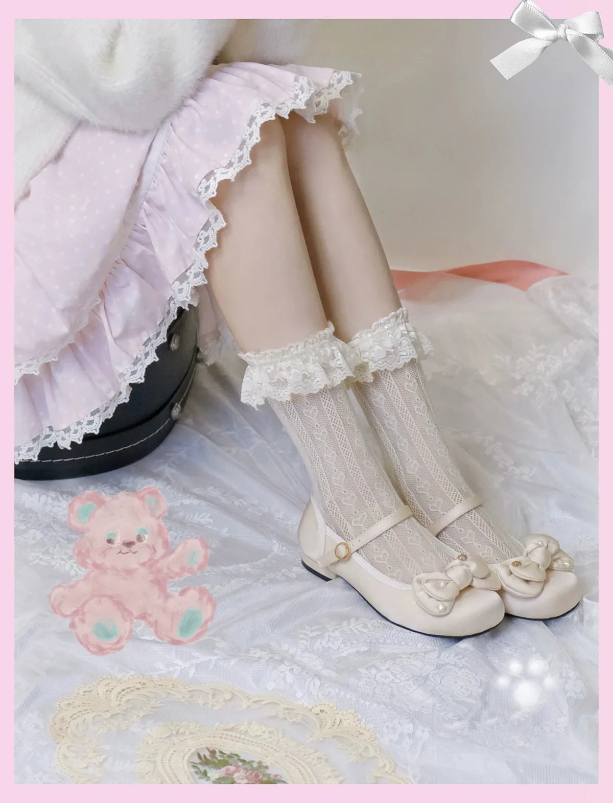 Dolly Doll~Little Fat Ding~Sweet Lolita Shoes Low Heel Round-toe Shoes