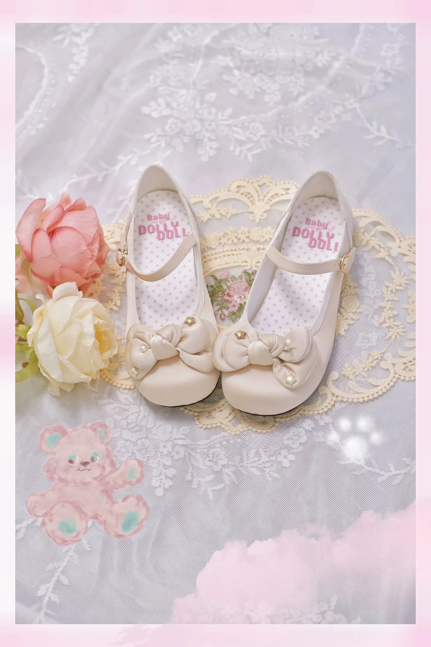 Dolly Doll~Little Fat Ding~Sweet Lolita Shoes Low Heel Round-toe Shoes