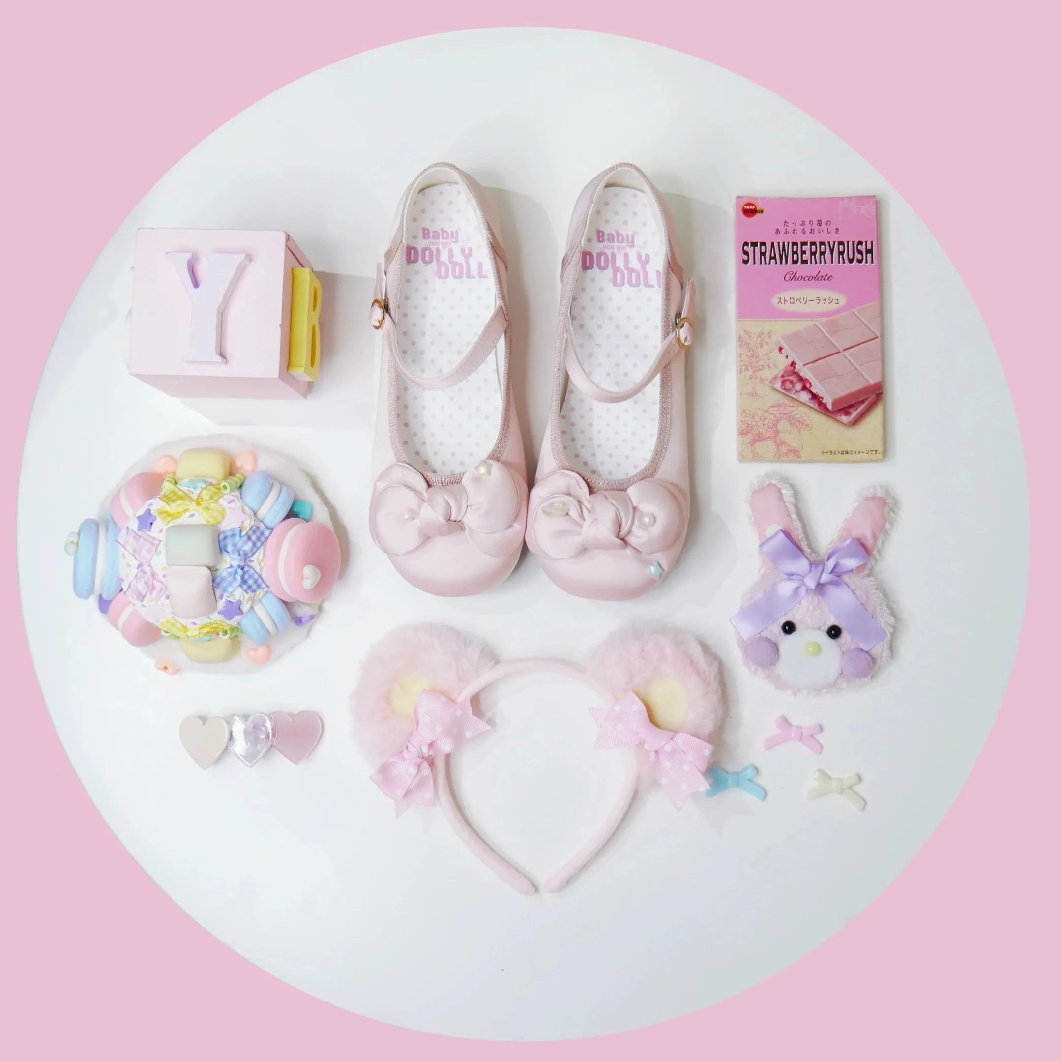 Dolly Doll~Little Fat Ding~Sweet Lolita Shoes Low Heel Round-toe Shoes