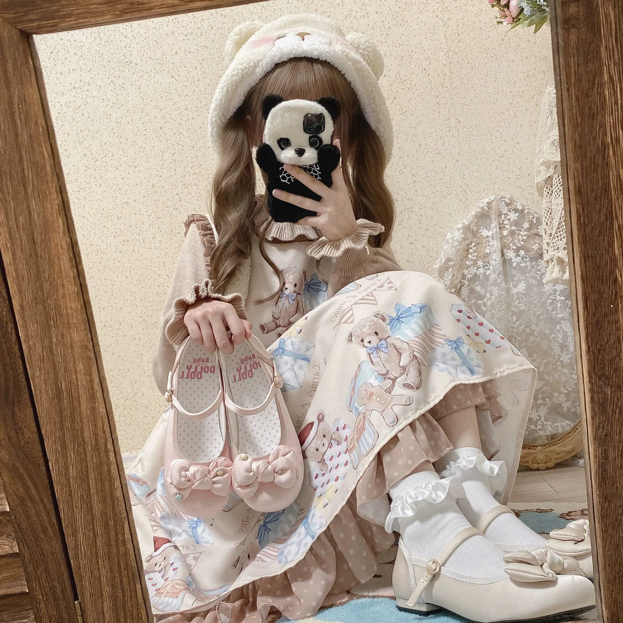 Dolly Doll~Little Fat Ding~Sweet Lolita Shoes Low Heel Round-toe Shoes