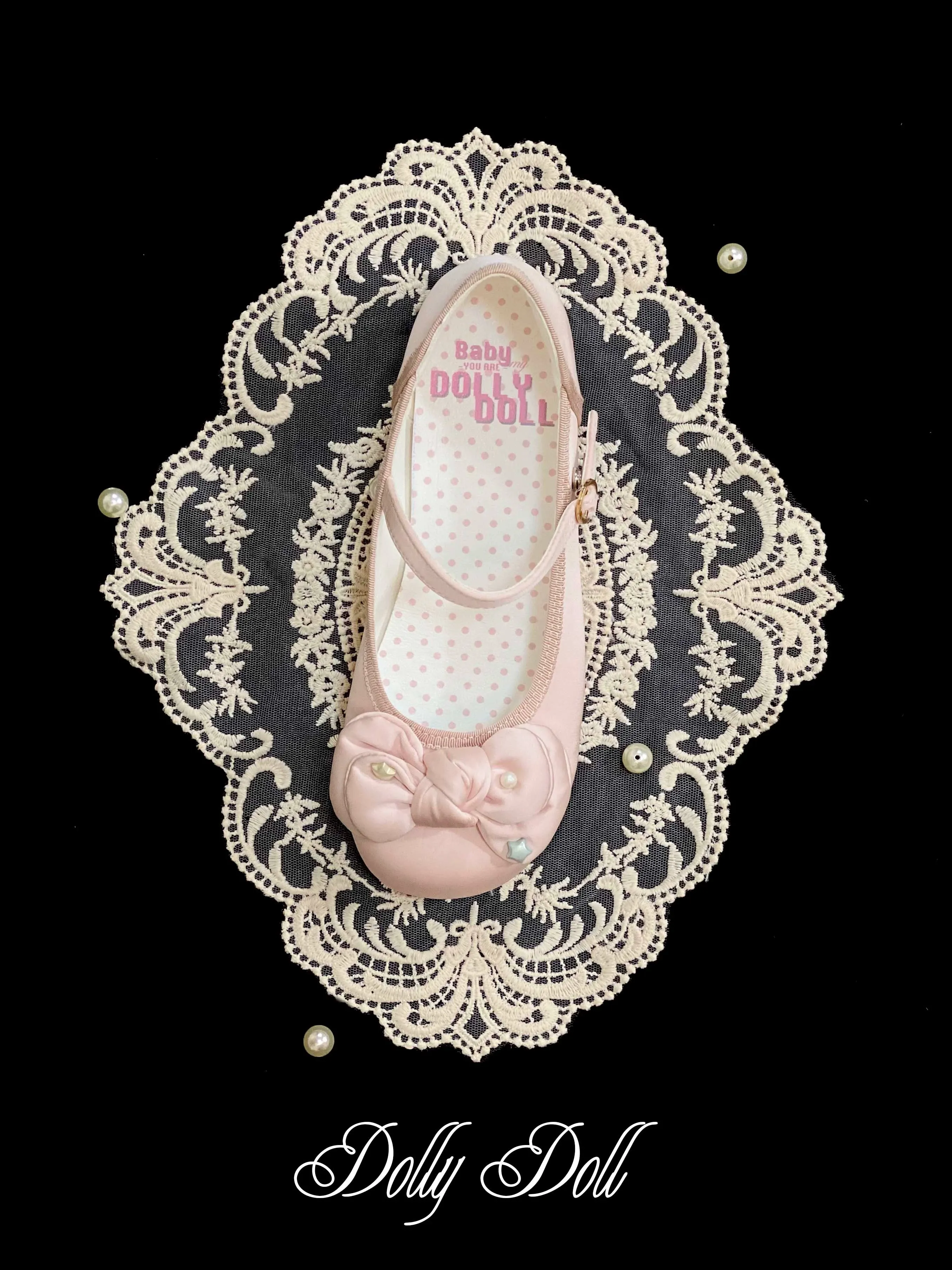 Dolly Doll~Little Fat Ding~Sweet Lolita Shoes Low Heel Round-toe Shoes