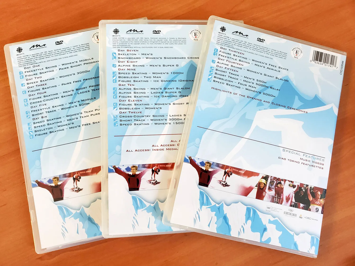 DVD: Torino 2006 Winter Olympic Games Figure Skating DVDs (3) - Morningstar/CBC