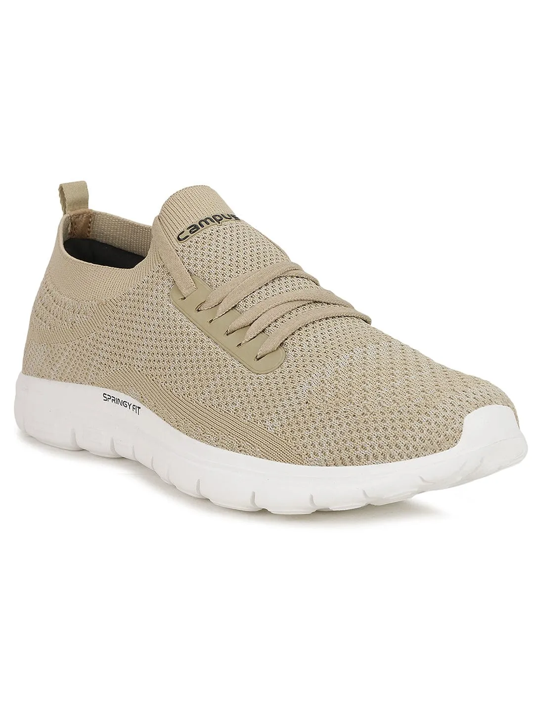 ELIZA Beige Women's Running Shoes