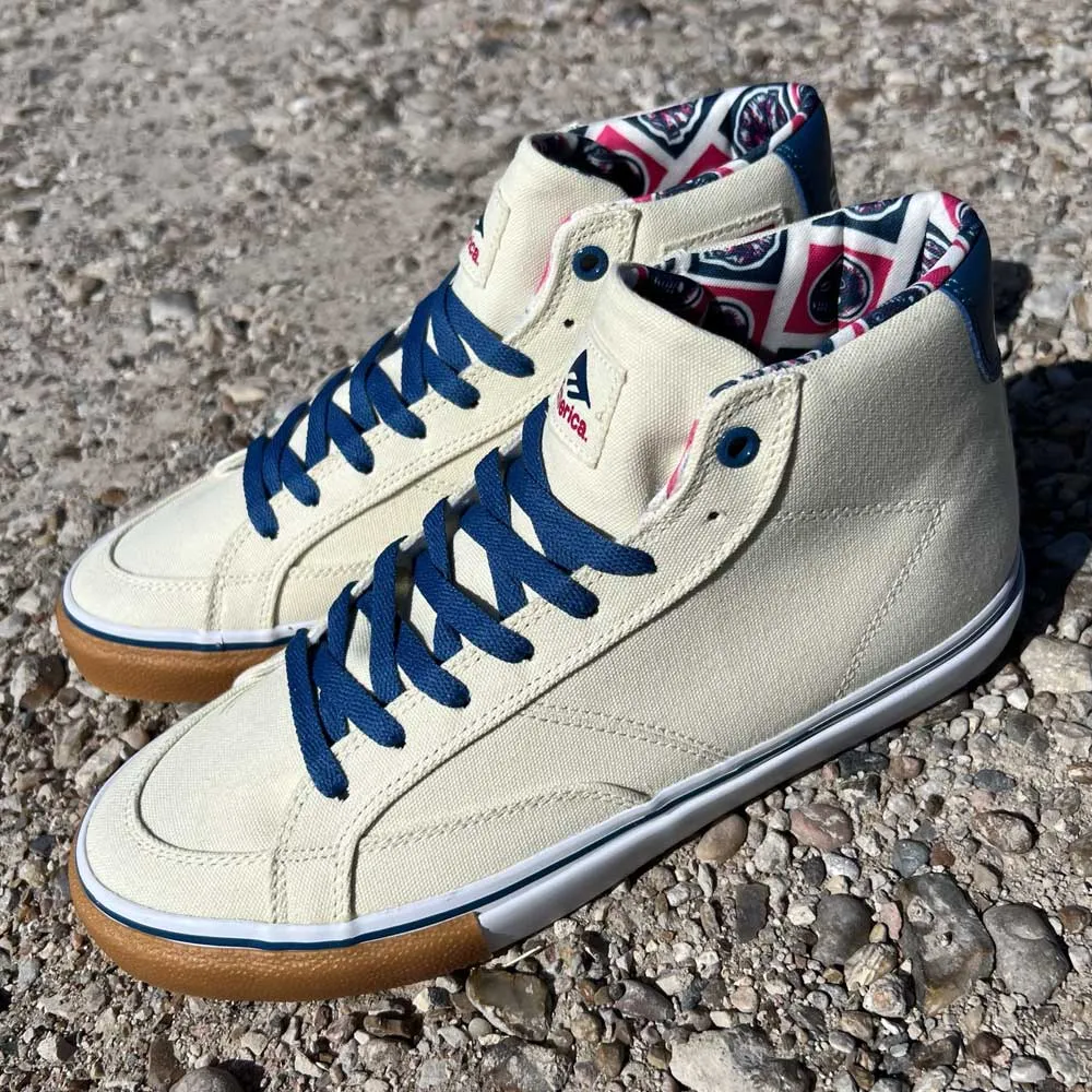 Emerica Omen Hi x Michael Sieben Natural Canvas Shoes