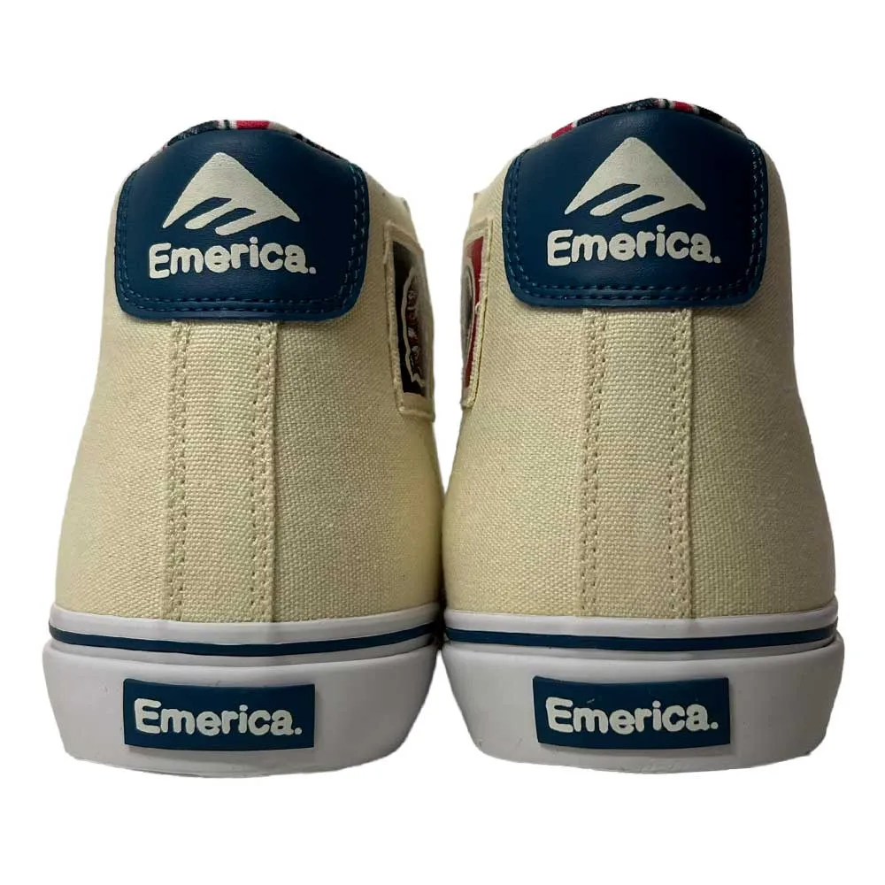 Emerica Omen Hi x Michael Sieben Natural Canvas Shoes