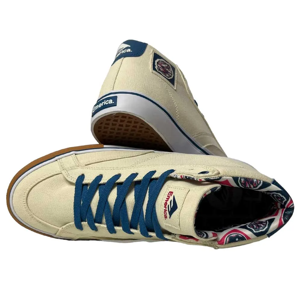 Emerica Omen Hi x Michael Sieben Natural Canvas Shoes