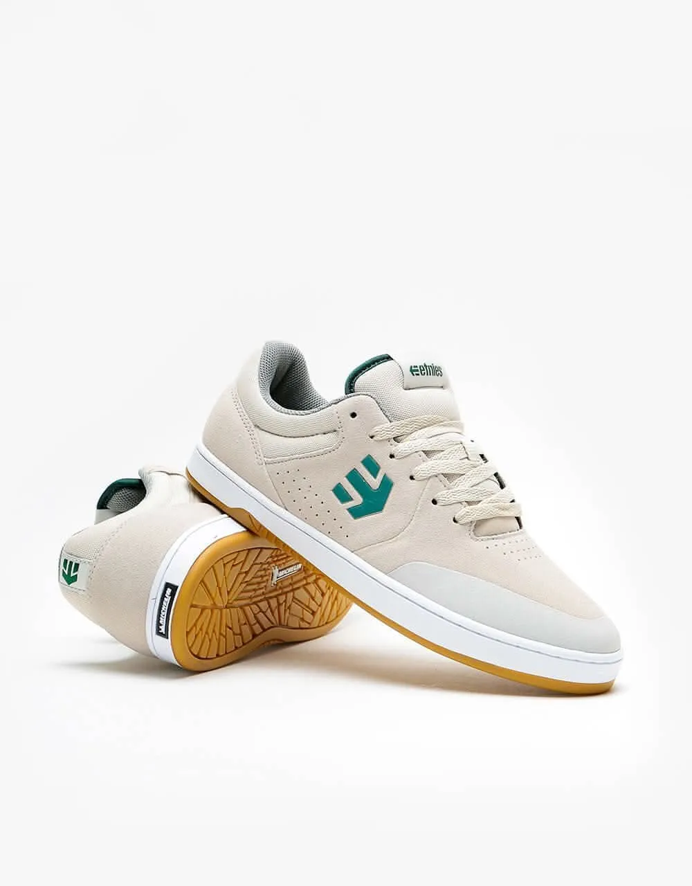 Etnies x Michelin Marana Skate Shoes - White/Green