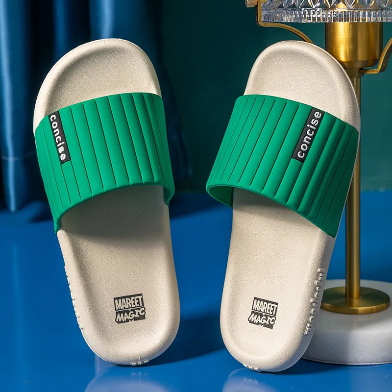 Explosive Bathroom Bathing Men Wear Sandals Outside