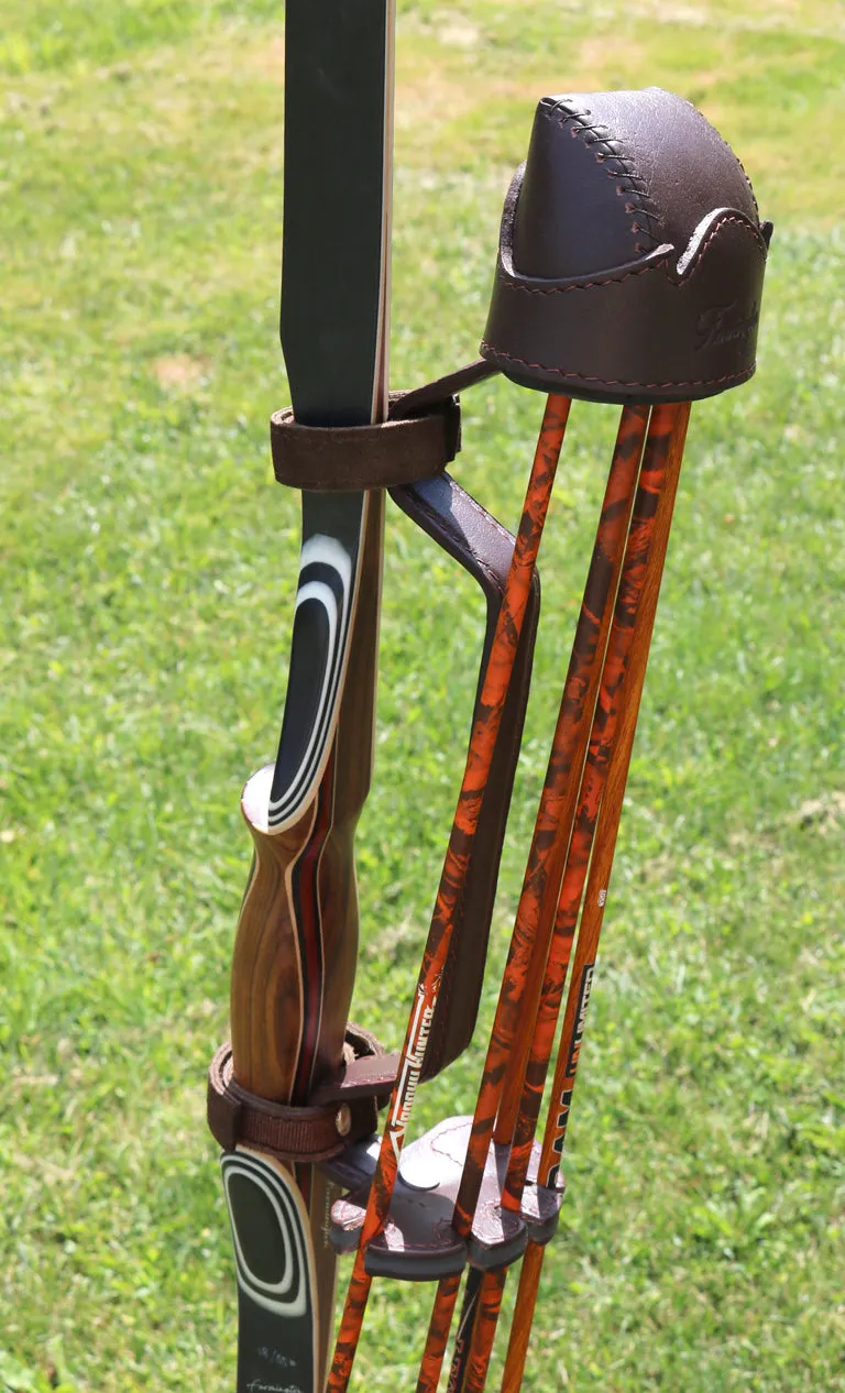 Farmington Archery Side Arrow Quiver Up to 62" Take Down Recurve Bow or 68" Long Bow