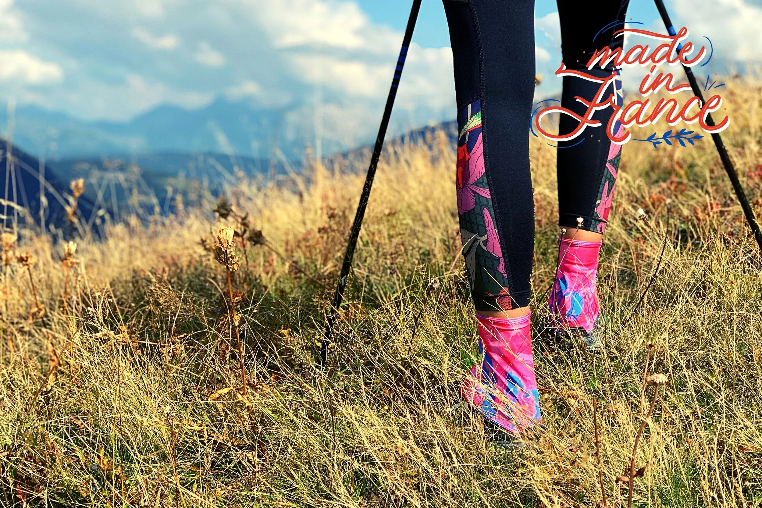Gaiter Pods Trail Running Gaiters - Pink Mimosa