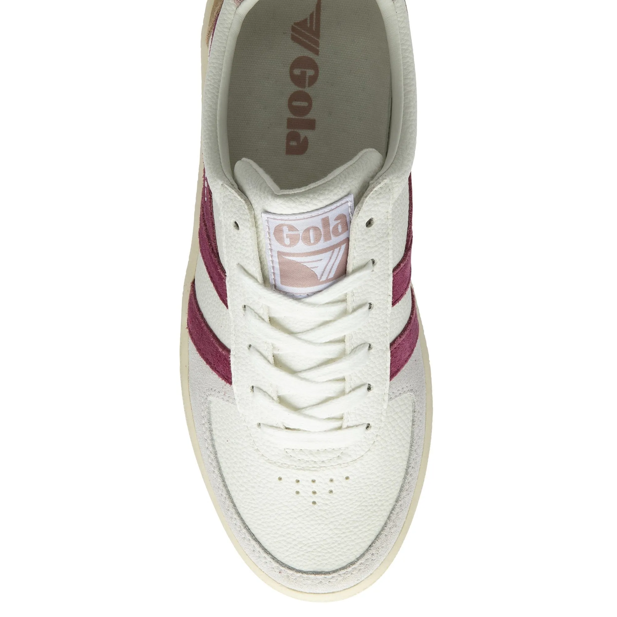 Grandslam Trident Sneakers | White/Cerise/Chalk Pink