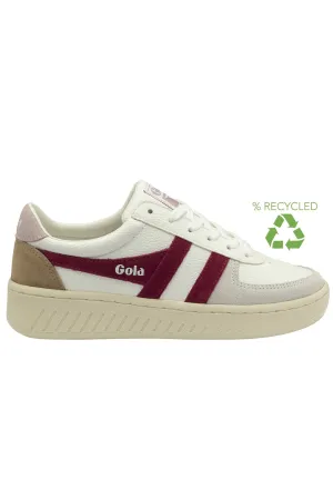 Grandslam Trident Sneakers | White/Cerise/Chalk Pink