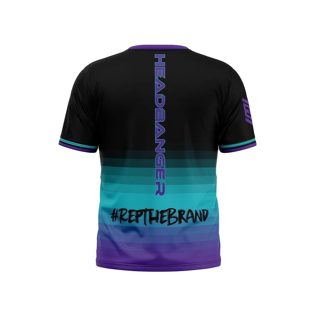 Headbanger Sports Gradient Fade Series Short Sleeve Jersey: Multiple Designs